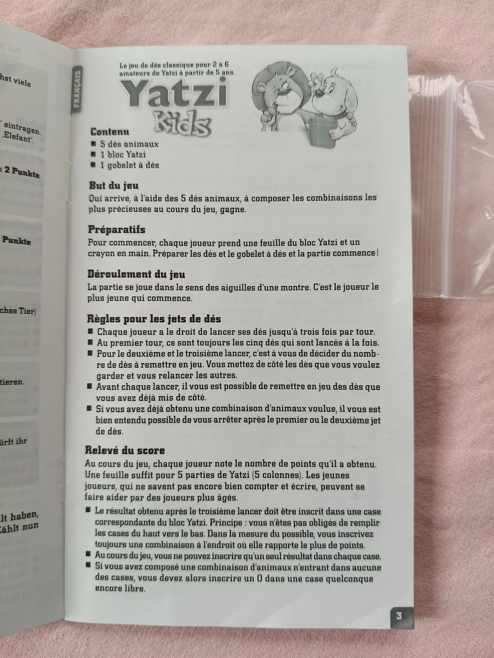 Yatzi kids dobbelspel Schmidt 5 jaar en ouder, nieuw – photo 9